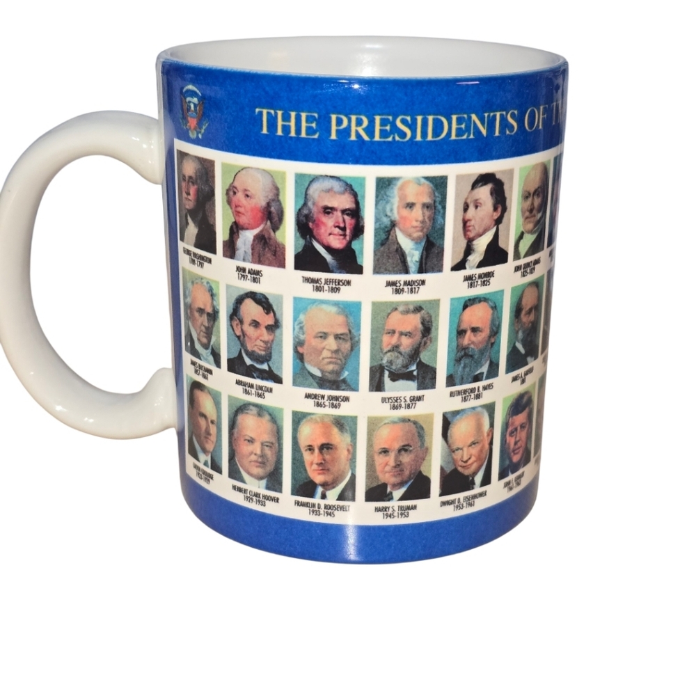 THE PRESIDENTS Of THE UNITED STATES of AMERICA  Mug - 52 Washington-Bush Mug Cup